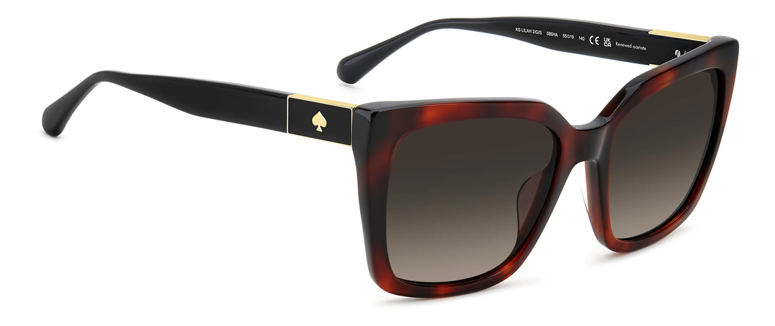 Translation missing: es.seo.product.type.gafas-de-sol kate spade ks lilah 2/g/s 086 ha havana square femenino talla 55mm - Translation missing: es.seo.product.alt.imagen-secundaria