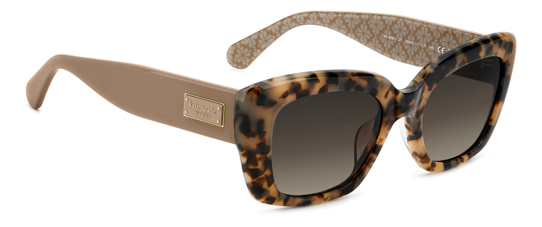 Translation missing: es.seo.product.type.gafas-de-sol kate spade ks jenell 2/s 086 ha havana rectangular femenino talla 51mm - Translation missing: es.seo.product.alt.imagen-secundaria