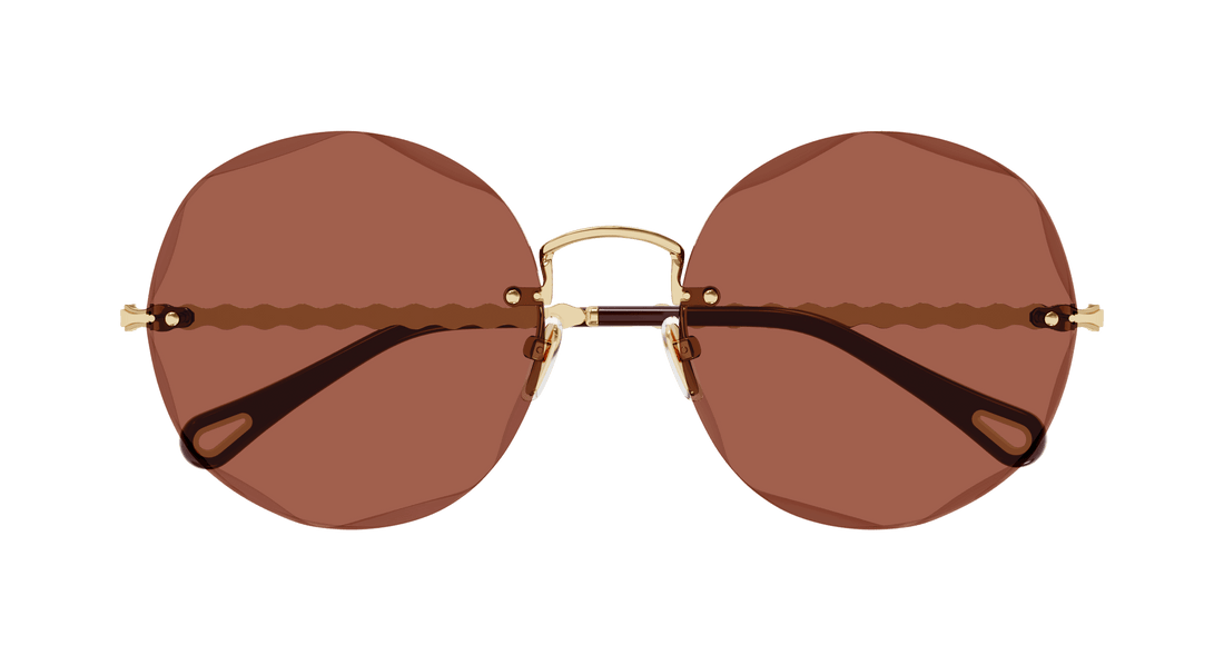 Translation missing: es.seo.product.type.gafas-de-sol chloé ch0254s 002 dorado round/oval/panthos femenino talla 57mm - Translation missing: es.seo.product.alt.imagen-secundaria