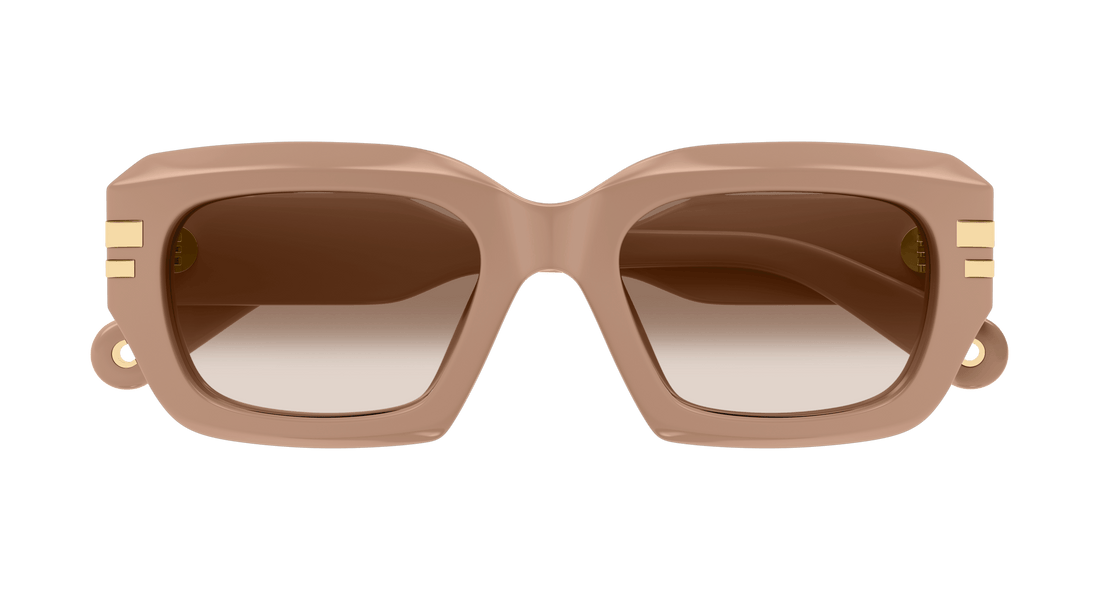 Translation missing: es.seo.product.type.gafas-de-sol chloé ch0256s 005 beige rectangular / squared femenino talla 53mm - Translation missing: es.seo.product.alt.imagen-secundaria