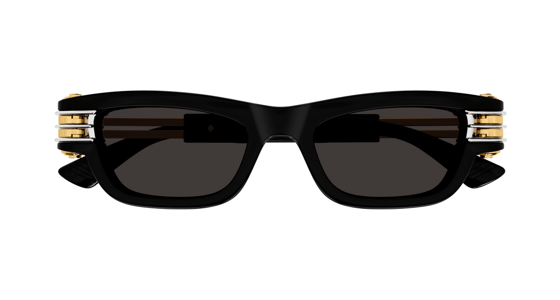 Translation missing: es.seo.product.type.gafas-de-sol bottega veneta bv1308s 001 negro rectangular unisex talla 50mm - Translation missing: es.seo.product.alt.imagen-secundaria