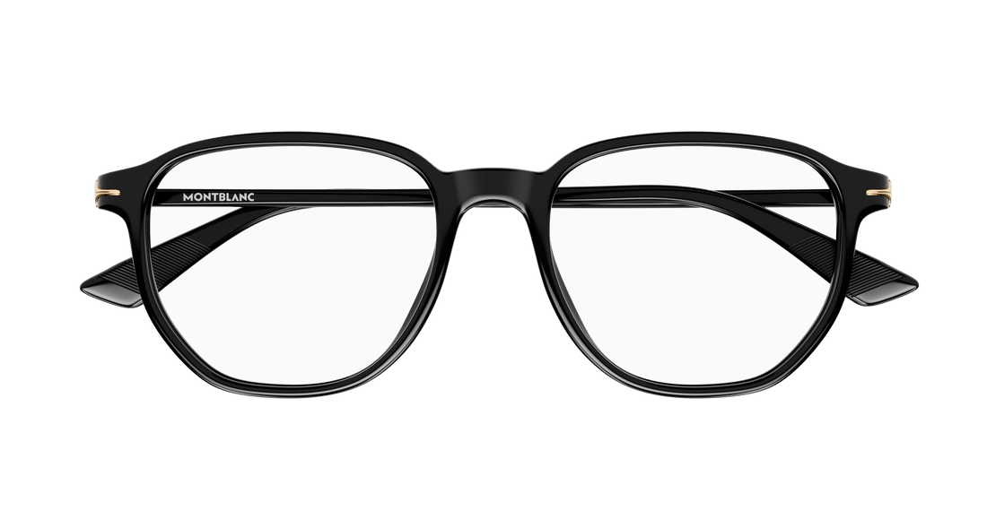 Translation missing: es.seo.product.type.gafas-graduadas montblanc mb0366o 001 negro rectangular / squared masculino talla 51mm - Translation missing: es.seo.product.alt.imagen-secundaria