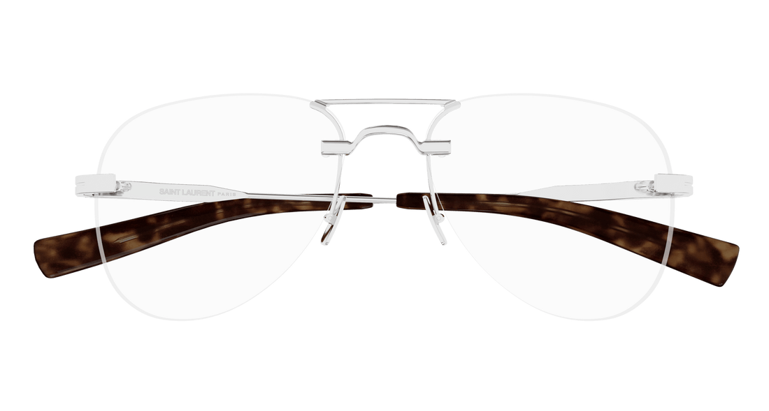 Translation missing: es.seo.product.type.gafas-graduadas saint laurent sl 745 001 plateado pilot/navigator unisex talla 55mm - Translation missing: es.seo.product.alt.imagen-secundaria