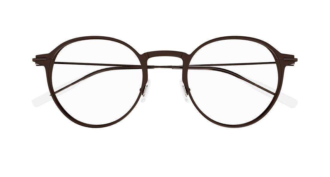 Translation missing: es.seo.product.type.gafas-graduadas montblanc mb0357o 003 marron round/oval/panthos masculino talla 49mm - Translation missing: es.seo.product.alt.imagen-secundaria