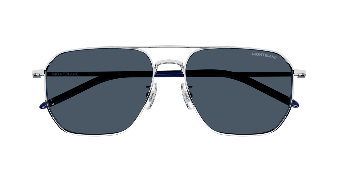 Translation missing: es.seo.product.type.gafas-de-sol montblanc mb0367sa 004 plateado pilot/navigator masculino talla 60mm - Translation missing: es.seo.product.alt.imagen-secundaria
