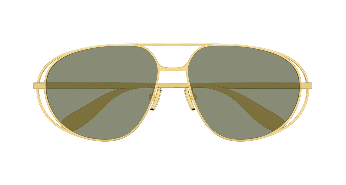 Translation missing: es.seo.product.type.gafas-de-sol bottega veneta bv1344s 001 dorado pilot/navigator unisex talla 61mm - Translation missing: es.seo.product.alt.imagen-secundaria