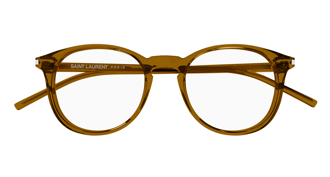 Translation missing: es.seo.product.type.gafas-graduadas saint laurent sl 106 020 marron round/oval/panthos unisex talla 50mm - Translation missing: es.seo.product.alt.imagen-secundaria