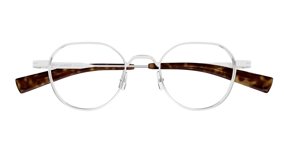 Translation missing: es.seo.product.type.gafas-graduadas saint laurent sl 730 002 plateado round/oval/panthos masculino talla 47mm - Translation missing: es.seo.product.alt.imagen-secundaria