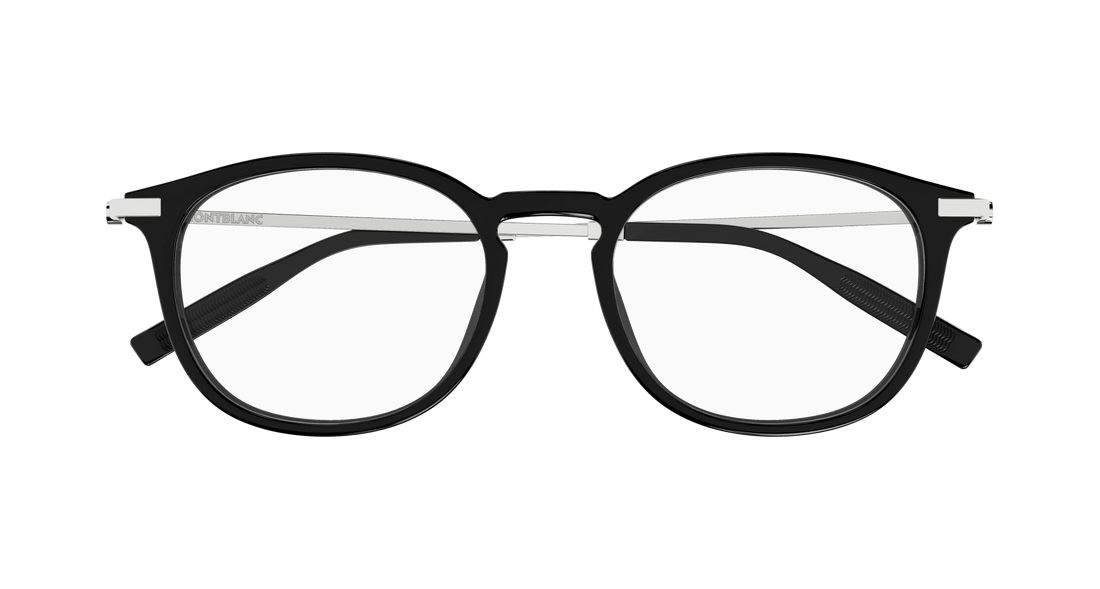 Translation missing: es.seo.product.type.gafas-graduadas montblanc mb0375oa 001 negro round/oval/panthos masculino talla 53mm - Translation missing: es.seo.product.alt.imagen-secundaria