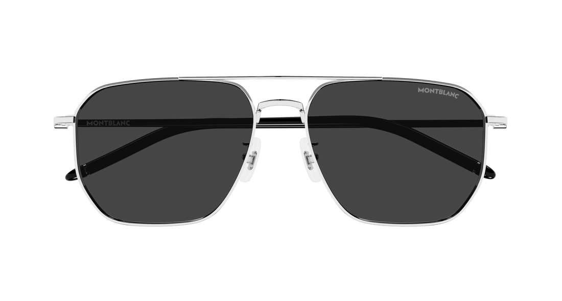 Translation missing: es.seo.product.type.gafas-de-sol montblanc mb0367sa 002 plateado pilot/navigator masculino talla 60mm - Translation missing: es.seo.product.alt.imagen-secundaria