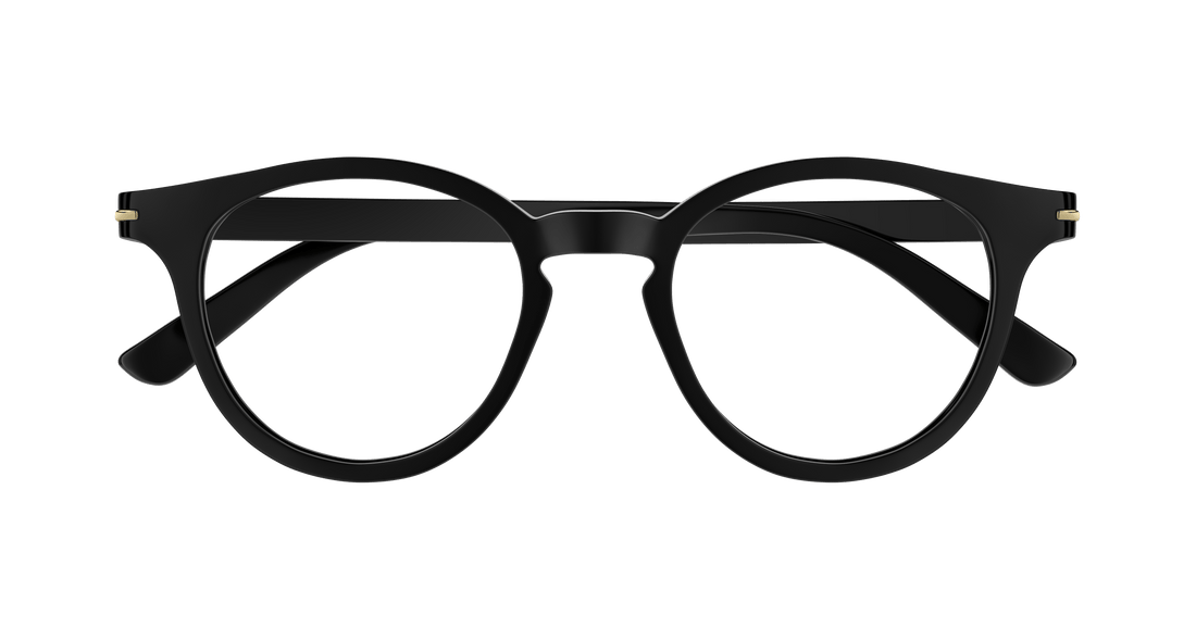 Translation missing: es.seo.product.type.gafas-graduadas gucci gg1727o 001 negro round/oval/panthos masculino talla 48mm - Translation missing: es.seo.product.alt.imagen-secundaria