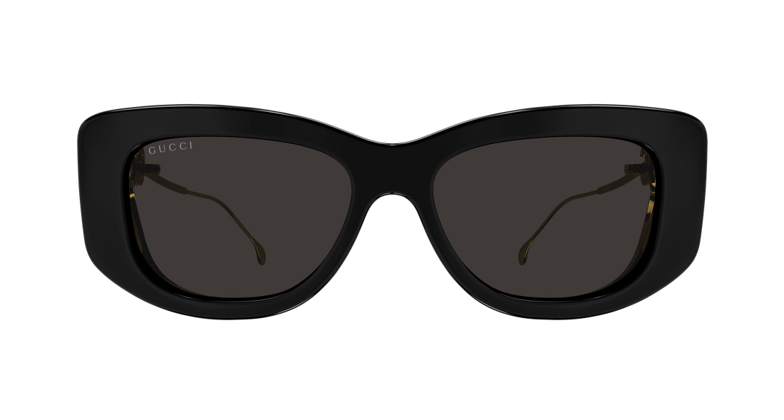 Translation missing: es.seo.product.type.gafas-de-sol gucci gg1566s 001 negro rectangular femenino talla 55mm - Translation missing: es.seo.product.alt.imagen-secundaria