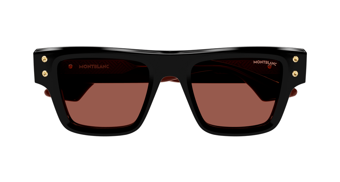 Translation missing: es.seo.product.type.gafas-de-sol montblanc mb0253s 008 negro rectangular / squared masculino talla 52mm - Translation missing: es.seo.product.alt.imagen-secundaria