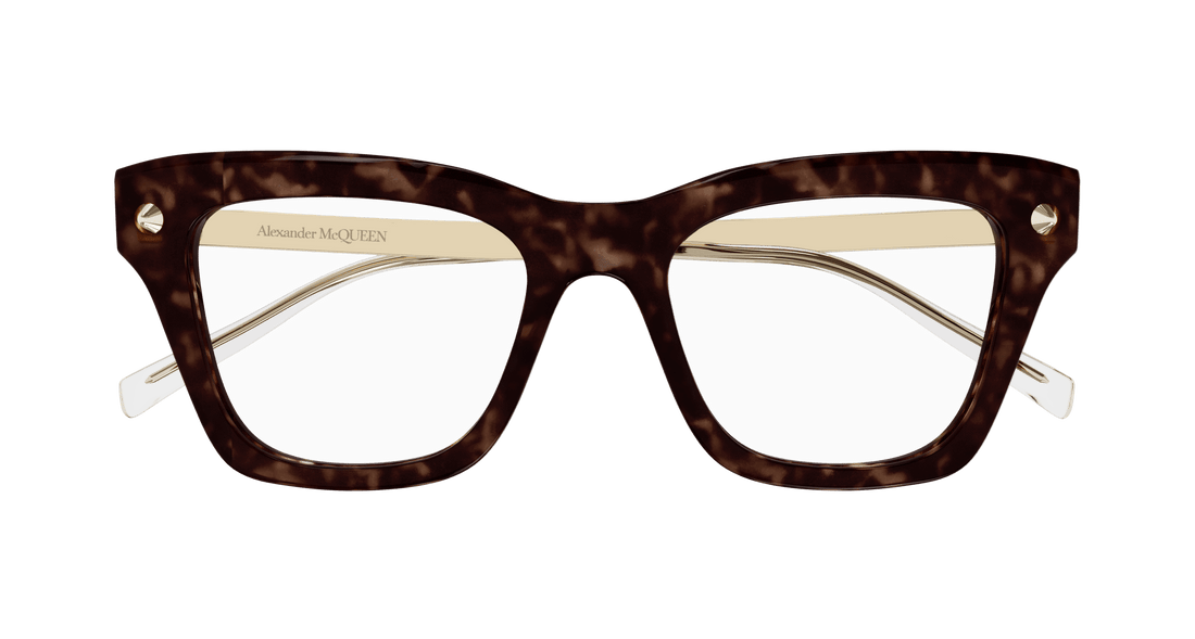 Translation missing: es.seo.product.type.gafas-graduadas alexander mcqueen am0484o 006 havana rectangular / squared femenino talla 52mm - Translation missing: es.seo.product.alt.imagen-secundaria