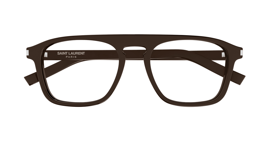 Translation missing: es.seo.product.type.gafas-graduadas saint laurent sl 157 009 marron rectangular / squared masculino talla 52mm - Translation missing: es.seo.product.alt.imagen-secundaria