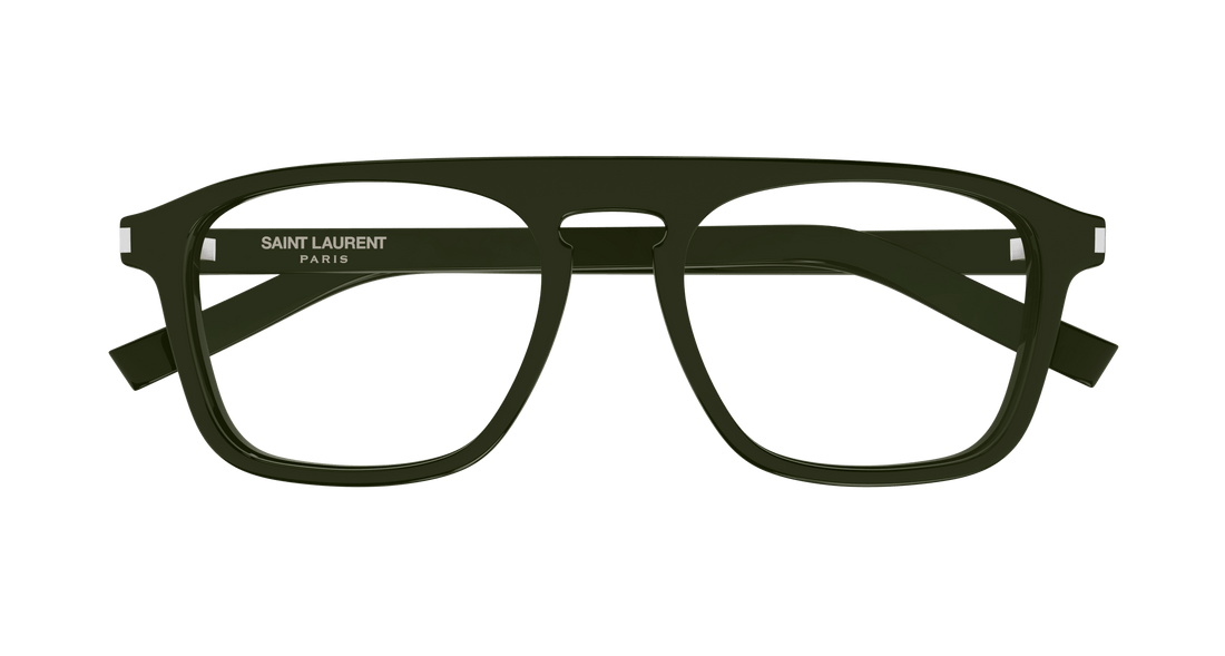 Translation missing: es.seo.product.type.gafas-graduadas saint laurent sl 157 011 verde rectangular / squared masculino talla 52mm - Translation missing: es.seo.product.alt.imagen-secundaria
