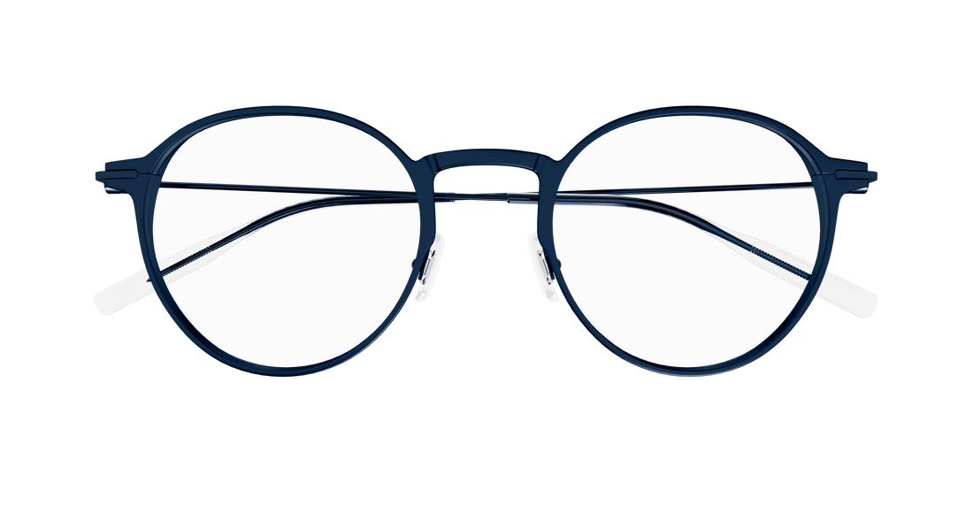 Translation missing: es.seo.product.type.gafas-graduadas montblanc mb0357o 004 azul round/oval/panthos masculino talla 49mm - Translation missing: es.seo.product.alt.imagen-secundaria
