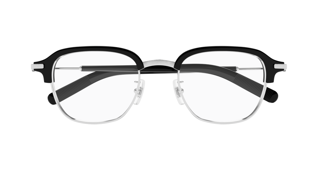 Translation missing: es.seo.product.type.gafas-graduadas montblanc mb0390o 001 plateado square masculino talla 50mm - Translation missing: es.seo.product.alt.imagen-secundaria