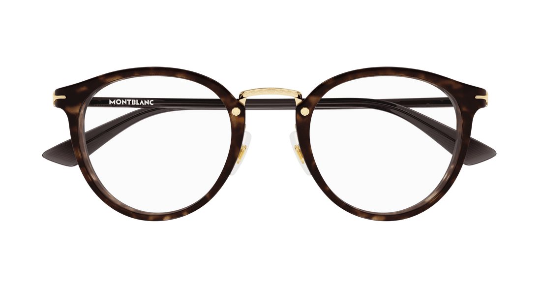 Translation missing: es.seo.product.type.gafas-graduadas montblanc mb0406o 002 havana round masculino talla 48mm - Translation missing: es.seo.product.alt.imagen-secundaria