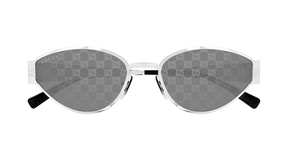 Translation missing: es.seo.product.type.gafas-de-sol gucci gg1853s 002 plateado geometric femenino talla 55mm - Translation missing: es.seo.product.alt.imagen-secundaria