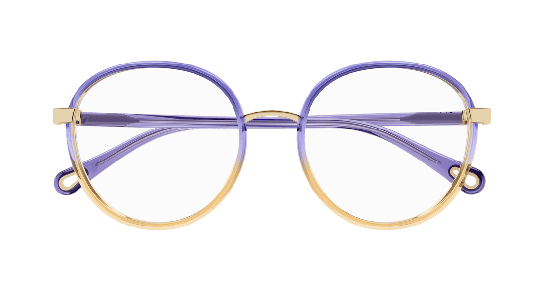 Translation missing: es.seo.product.type.gafas-graduadas chloé ch0033o 009 violeta round femenino talla 51mm - Translation missing: es.seo.product.alt.imagen-secundaria