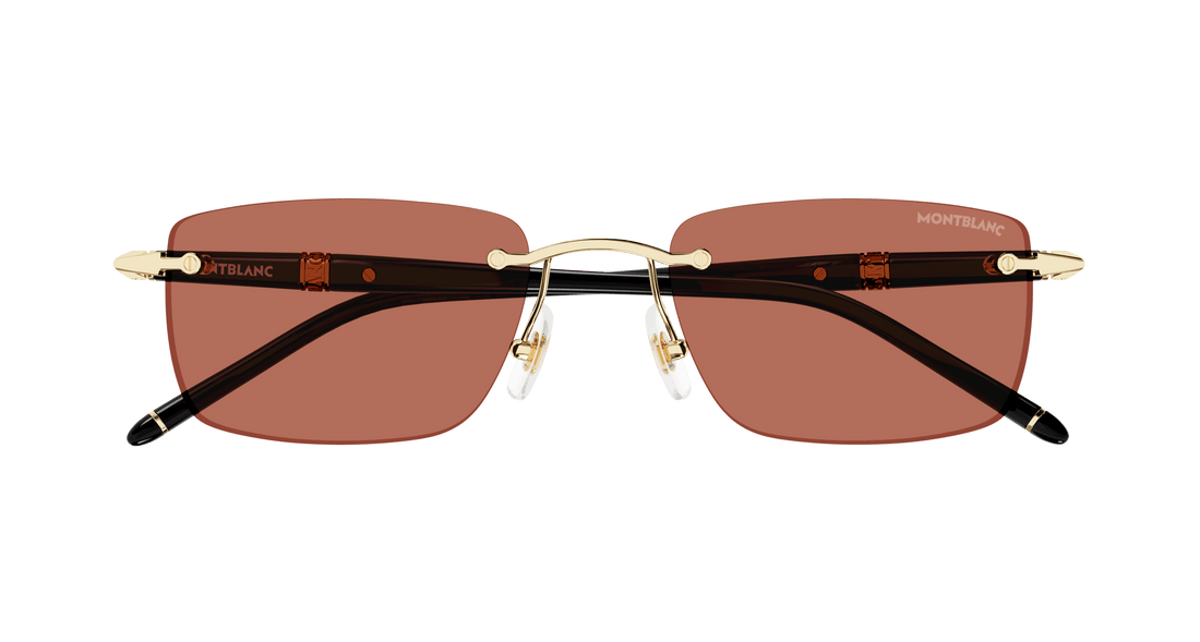 Translation missing: es.seo.product.type.gafas-de-sol montblanc mb0344s 007 dorado square masculino talla 54mm - Translation missing: es.seo.product.alt.imagen-secundaria