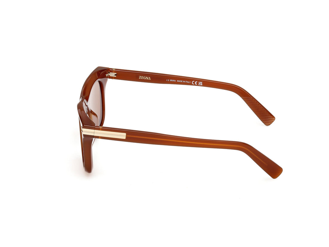 Translation missing: es.seo.product.type.gafas-de-sol ermenegildo zegna ez0270 45e marron round masculino talla 49mm - Translation missing: es.seo.product.alt.imagen-secundaria