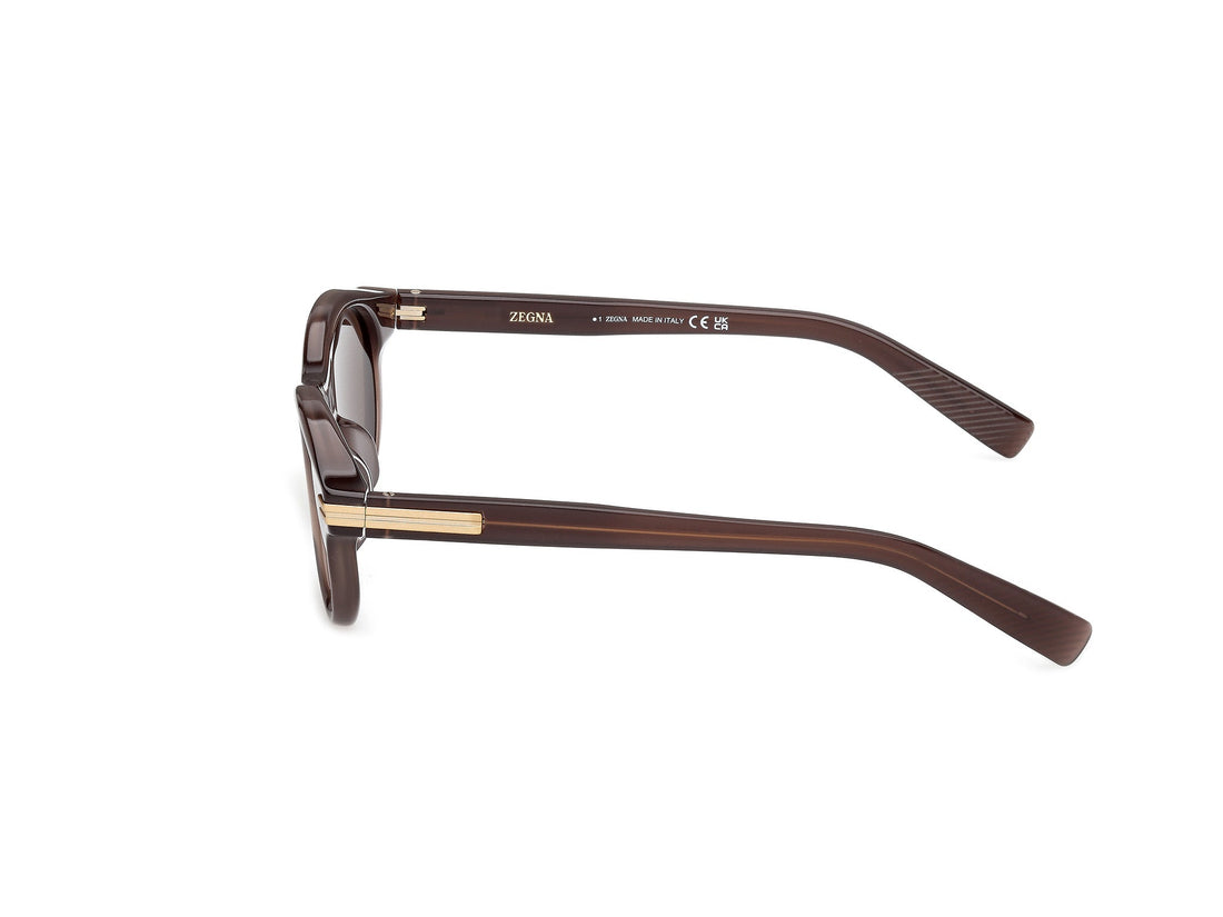 Translation missing: es.seo.product.type.gafas-de-sol ermenegildo zegna ez0271 48e marron round masculino talla 48mm - Translation missing: es.seo.product.alt.imagen-secundaria
