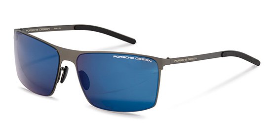 Translation missing: es.seo.product.type.gafas-de-sol porsche design porsche p8667 c gris rectangular masculino talla 64mm - Translation missing: es.seo.product.alt.imagen-principal
