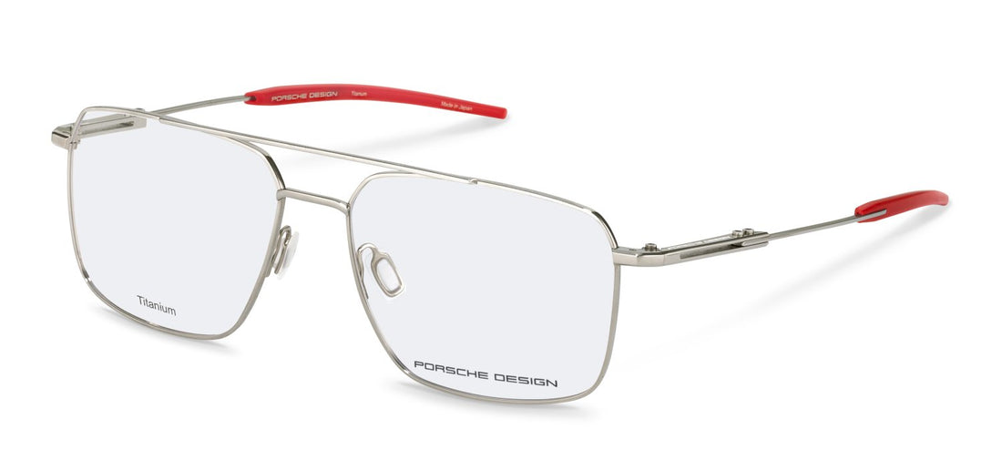 Translation missing: es.seo.product.type.gafas-graduadas porsche design porsche p8780 d000 plateado navigator masculino talla 57mm - Translation missing: es.seo.product.alt.imagen-principal