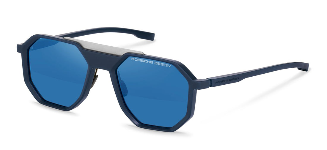 Translation missing: es.seo.product.type.gafas-de-sol porsche design porsche p8981 c265 azul geometric masculino talla 55mm - Translation missing: es.seo.product.alt.imagen-principal