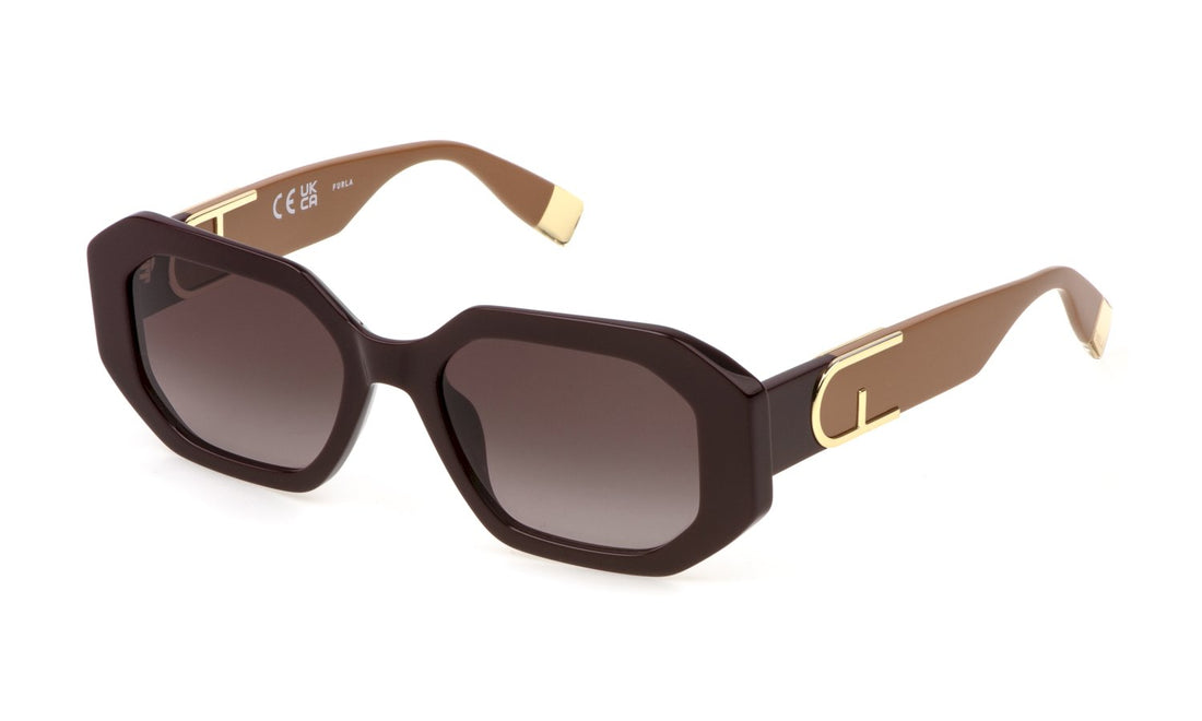 Translation missing: es.seo.product.type.gafas-de-sol furla sfu815v 0g96 burdeos square femenino talla 54mm - Translation missing: es.seo.product.alt.imagen-principal