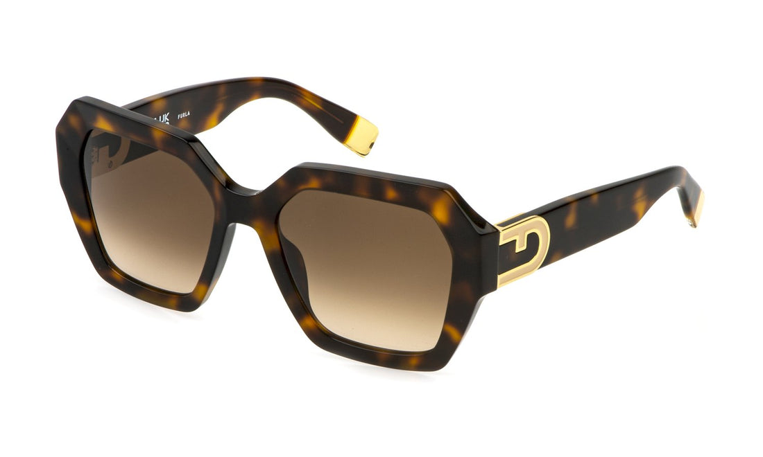 Translation missing: es.seo.product.type.gafas-de-sol furla sfu880 0752 havana geometric femenino talla 55mm - Translation missing: es.seo.product.alt.imagen-principal