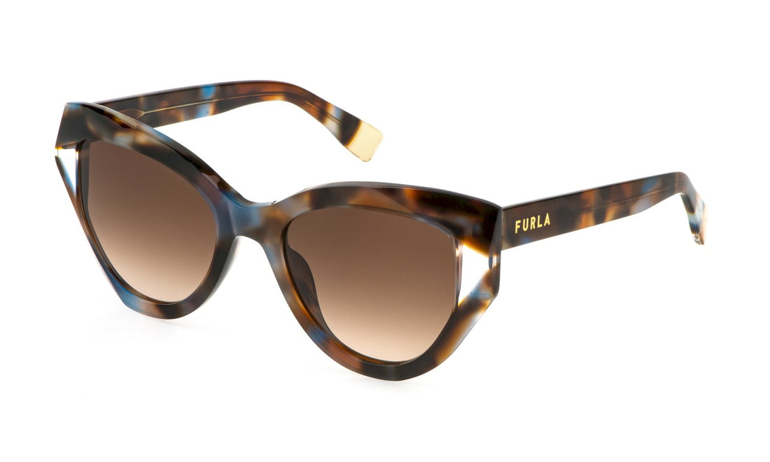 Translation missing: es.seo.product.type.gafas-de-sol furla sfu886v 09uv havana geometric femenino talla 54mm - Translation missing: es.seo.product.alt.imagen-principal