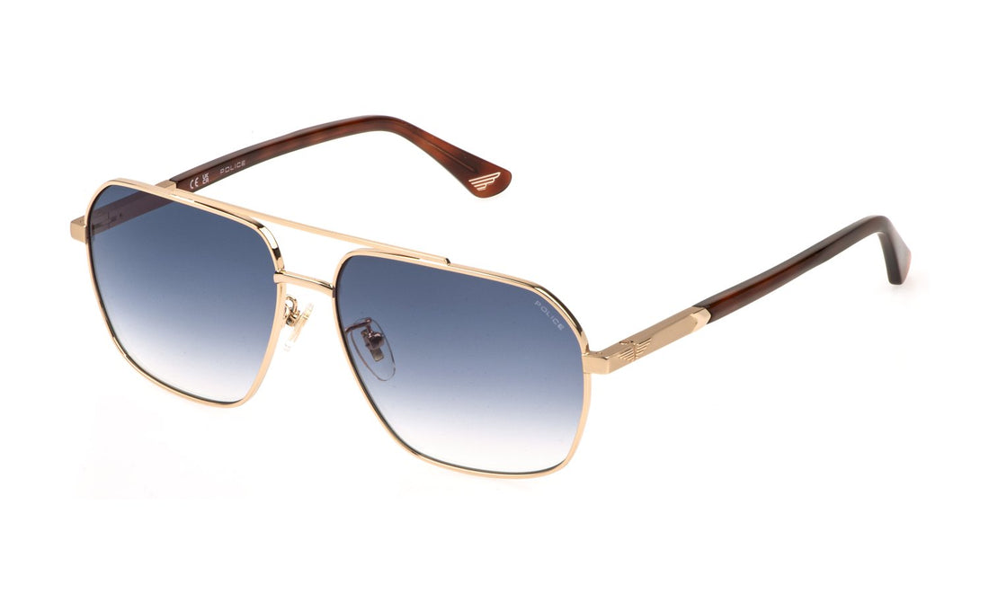 Translation missing: es.seo.product.type.gafas-de-sol police splq85 0300 dorado geometric masculino talla 61mm - Translation missing: es.seo.product.alt.imagen-principal