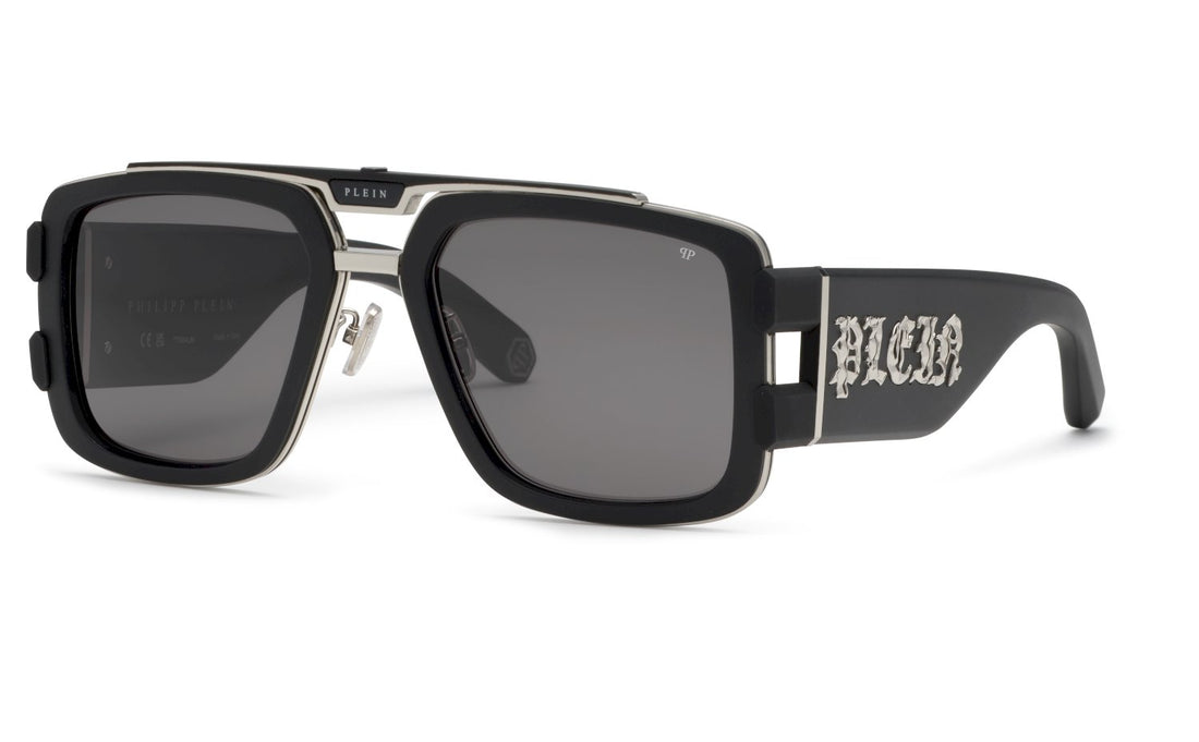 Translation missing: es.seo.product.type.gafas-de-sol philipp plein spp128v 0k07 negro square masculino talla 58mm - Translation missing: es.seo.product.alt.imagen-principal