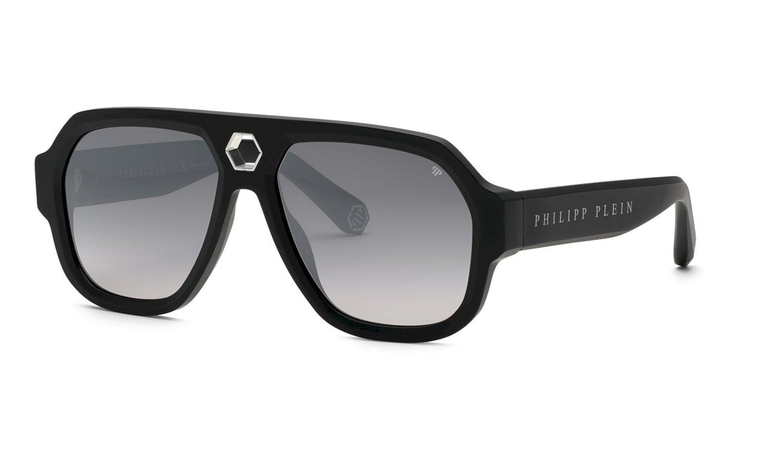 Translation missing: es.seo.product.type.gafas-de-sol philipp plein spp143 703x negro geometric masculino talla 58mm - Translation missing: es.seo.product.alt.imagen-principal
