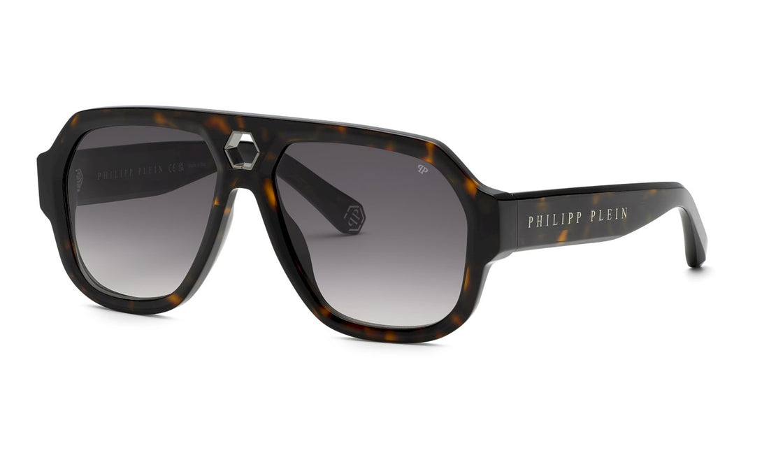 Translation missing: es.seo.product.type.gafas-de-sol philipp plein spp143 0722 havana geometric masculino talla 58mm - Translation missing: es.seo.product.alt.imagen-principal