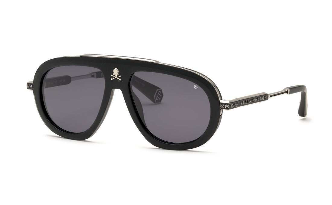 Translation missing: es.seo.product.type.gafas-de-sol philipp plein spp151w 0703 negro aviator masculino talla 57mm - Translation missing: es.seo.product.alt.imagen-principal