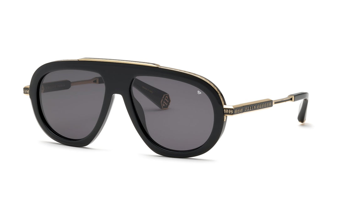 Translation missing: es.seo.product.type.gafas-de-sol philipp plein spp151m 0700 negro aviator masculino talla 57mm - Translation missing: es.seo.product.alt.imagen-principal