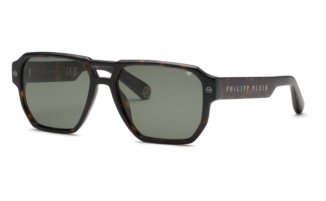 Translation missing: es.seo.product.type.gafas-de-sol philipp plein spp200v 0722 havana geometric masculino talla 58mm - Translation missing: es.seo.product.alt.imagen-principal