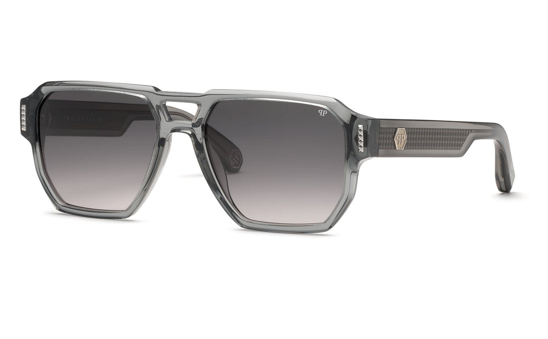 Translation missing: es.seo.product.type.gafas-de-sol philipp plein spp200m 0819 gris geometric masculino talla 58mm - Translation missing: es.seo.product.alt.imagen-principal