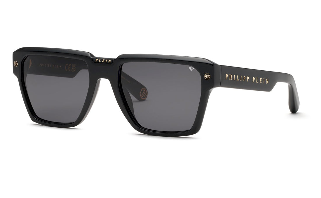 Translation missing: es.seo.product.type.gafas-de-sol philipp plein spp201v 0700 negro geometric masculino talla 58mm - Translation missing: es.seo.product.alt.imagen-principal