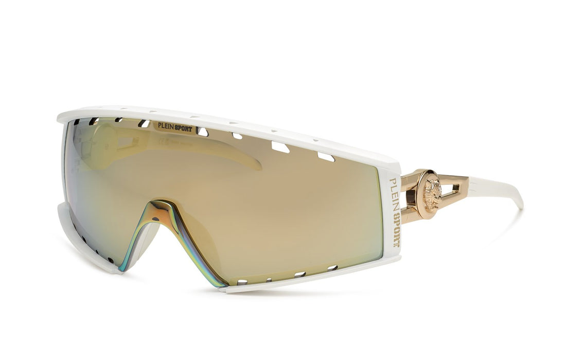 Translation missing: es.seo.product.type.gafas-de-sol philipp plein sport ssp005 4aog blanco shield masculino talla 99mm - Translation missing: es.seo.product.alt.imagen-principal
