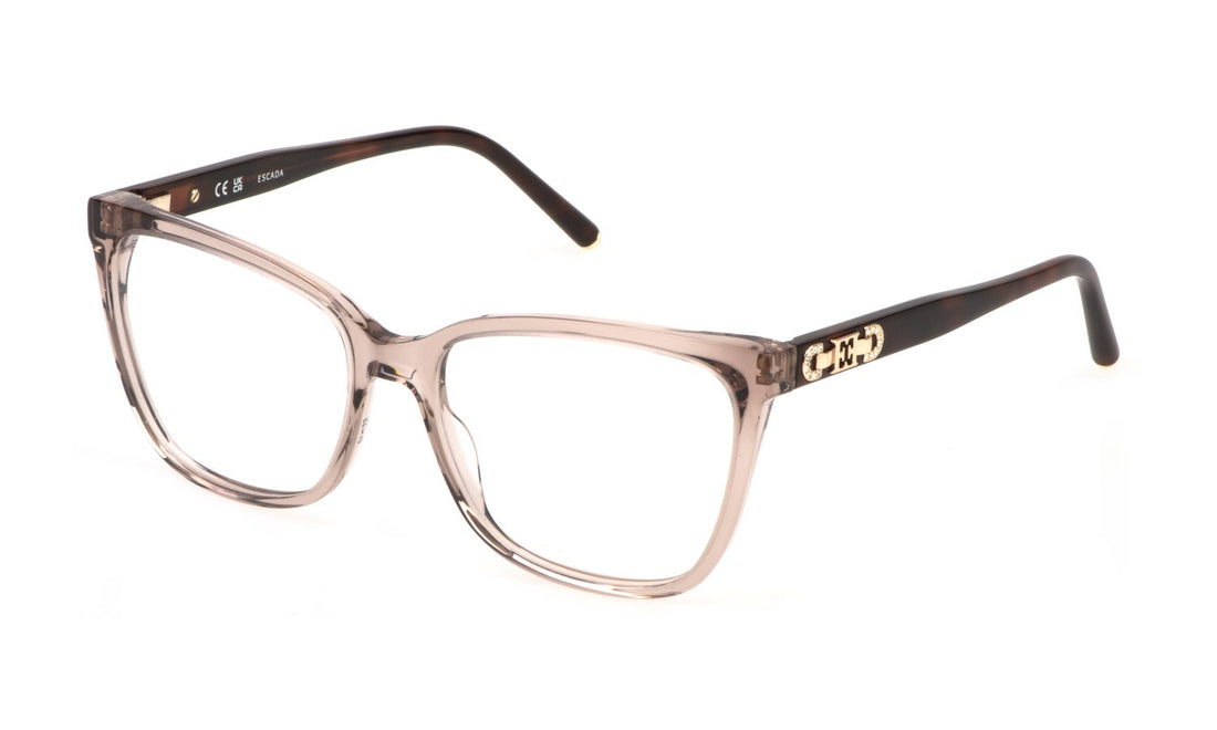 Translation missing: es.seo.product.type.gafas-graduadas escada vese79s 07t1 beige square femenino talla 55mm - Translation missing: es.seo.product.alt.imagen-principal
