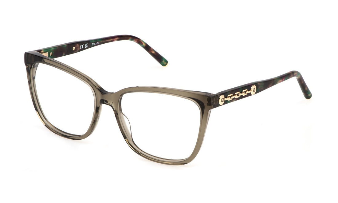 Translation missing: es.seo.product.type.gafas-graduadas escada vese79 0g61 verde square femenino talla 55mm - Translation missing: es.seo.product.alt.imagen-principal