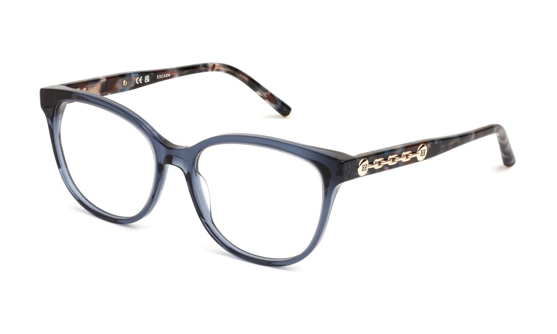 Translation missing: es.seo.product.type.gafas-graduadas escada vese80 0agq azul butterfly femenino talla 53mm - Translation missing: es.seo.product.alt.imagen-principal
