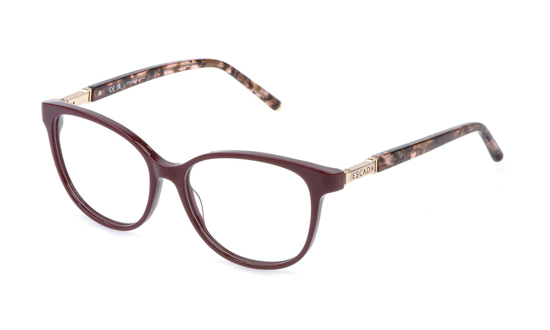 Translation missing: es.seo.product.type.gafas-graduadas escada vesf31 09fh burdeos square femenino talla 53mm - Translation missing: es.seo.product.alt.imagen-principal