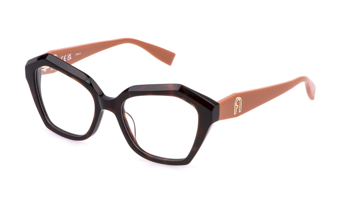 Translation missing: es.seo.product.type.gafas-graduadas furla vfu822 0722 havana geometric femenino talla 53mm - Translation missing: es.seo.product.alt.imagen-principal