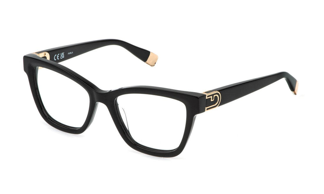 Translation missing: es.seo.product.type.gafas-graduadas furla vfu865 0700 negro square femenino talla 52mm - Translation missing: es.seo.product.alt.imagen-principal